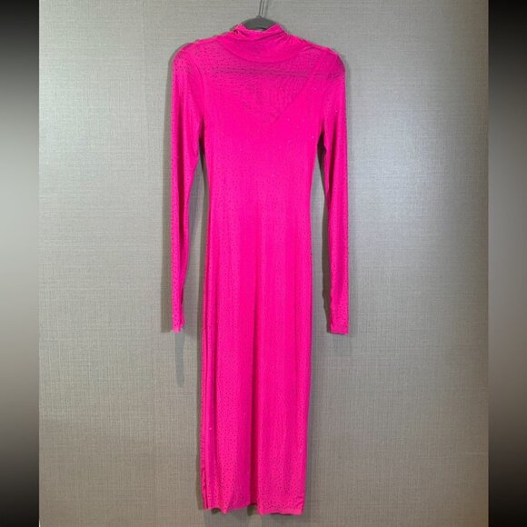 Revolve AFRM Shailene Rhinestone Embellished Midi Dress - Picture 4 of 10